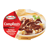 Hormel Compleats Microwave Bowls Beef Steak Tips w/Mashed Potatoes & Gravy Full-Size Picture